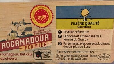 2X35G Rocamadour Fermier Eqc Aoc