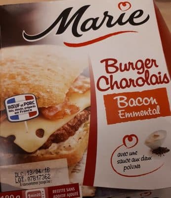 Burger Charolais Bacon Emmental