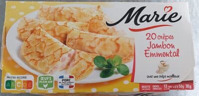 20 crêpes Jambon Emmental