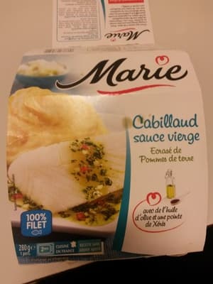 Cabillaud sauce vierge, Écrasé de Pommes de terre