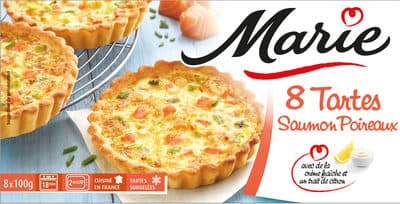 8 Tartes Saumon Poireaux