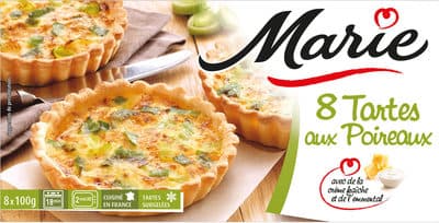 8 Tartes Poireaux