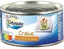 100% Morceaux de crabe 170g 121g