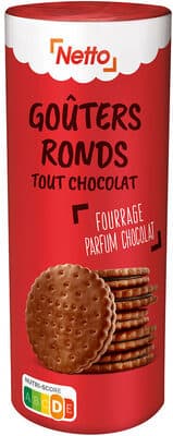 15 Fourrés ronds TOUT CHOCO 300G