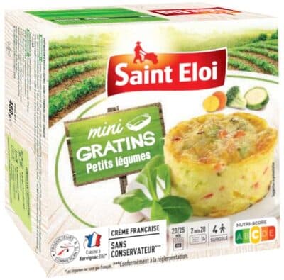 4 Mini gratins petits légumes 480g
