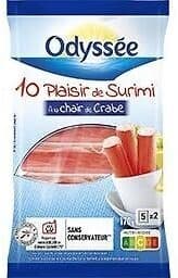 10 bâtonnets plaisir de surimi à la chair de crabe - 170g