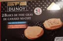 2 Blocs de foie gras de canard mi-cuit