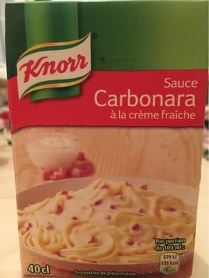 414G Sauce Pate Carbonara Knorr