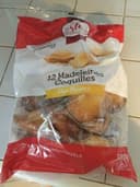 12 Madeleines coquilles pur beurre