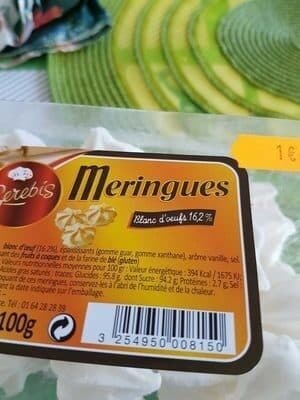 100G Meringues Serebis