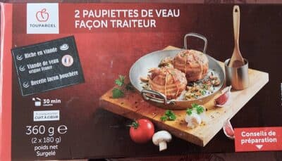 2 paupiettes de veau façon traiteur