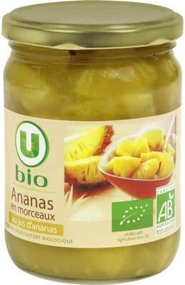Ananas en morceaux au jus d'ananas , 310g