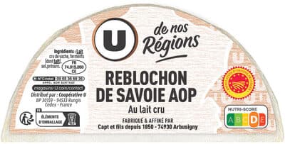 1/2 Reblochon Savoie fruitier AOP lait cru 28%MG, 250g