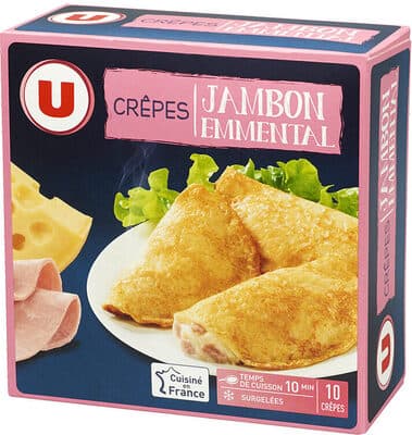 10 Crêpes jambon fromage