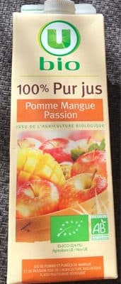 100% pur jus pomme mangue passion