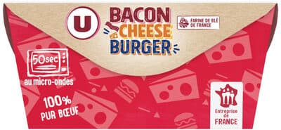 Bacon cheese burger 155g