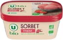 Bac Sorbet plein fruit fraise - 585g