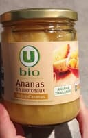 Ananas en morceaux au jus d'ananas, 245g