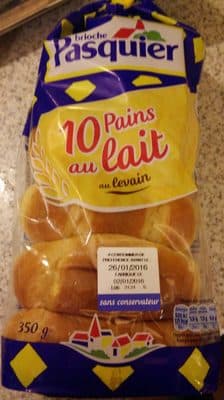 10 Pains au lait au levain