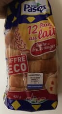 12 pains au lait - touche de fruits rouges