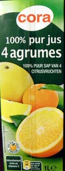 100 % pur jus 4 agrumes