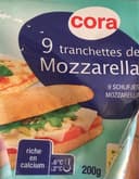 9 tranchettes de Mozzarella