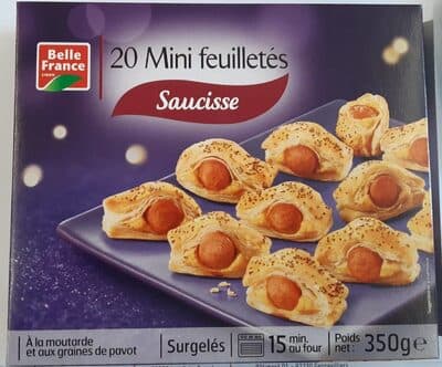 20 mini feuilletés saucisse