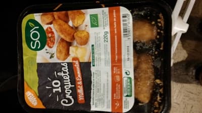 10 croquetas millet & emmental