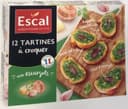 12 canapés aux escargots