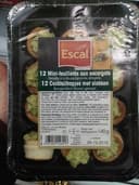 12 mini-feuilletés aux escargots
