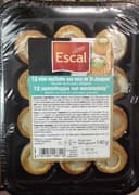 12 feuilletés aux noix de St-Jacques
