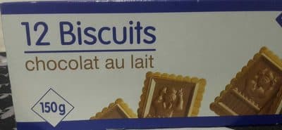 12 Biscuits Chocolat au Lait