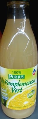 100 % pur jus de pamplemousse vert