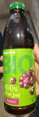 100 % pur jus de raisin bio