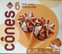 6 cônes saveur spéculoos