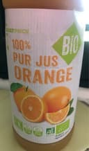 100% pur jus d'orange