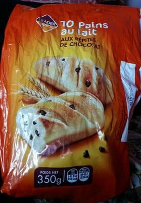 10 Pains au lait aux pépites de chocolat