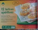 12 Tartines Apéritives