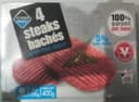 4 steaks hachés surgelés