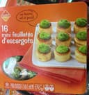 16 mini feuilletés d'escargots