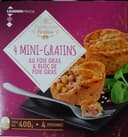 4 mini-gratins au foie gras