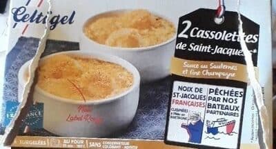 2 Cassolettes de Saint Jacques