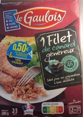 1 Filet de canard genereux