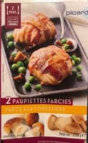 2 Paupiettes farcies à la Forestière