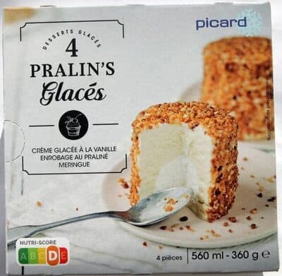 4 Pralin's glacés