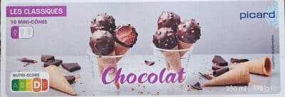 10 mini-cônes chocolat