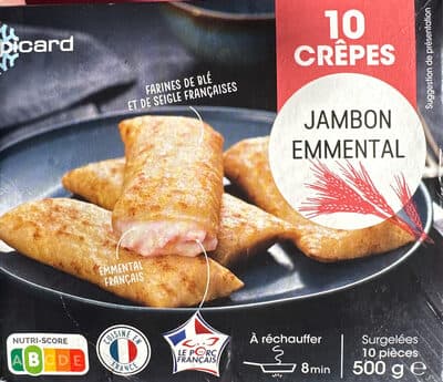 10 Crêpes Jambon Emmental