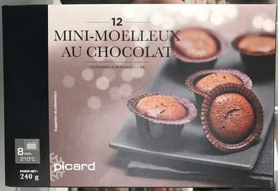 12 Mini-Moelleux au Chocolat