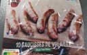 10 Saucisses de volaille aux herbes