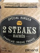 2 Steaks Hachés Charolais Spécial Burger